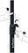 SMS80R - Studio Monitor Stands with Auto-lock Ratchet System and Tripod Base