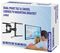 A195KB - Dual Pivot Tilt & Swivel Curved TV Wall Mount - 37" to 80"