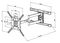 TTD404DAEX - Full Motion TV Wall Mount 45kg - 26" to 65"
