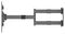7350073736546 - M Universal Long Reach Dual Arm TV Wall Mount, 50" to 80" Screen, Black