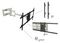 7350073736874 - M Universal Long Reach Single Arm TV Wall Mount, 42" to 75" Screen, Black