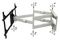 7350073736881 - M Universal Long Reach Dual Arm TV Wall Mount, 50" to 80" Screen, White