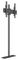 7350073738939 - M Single Pole Floormount Pro, 32" to 65" Screen, Black