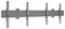 7350073734009 - M Wallmount Pro Fixed Twin TV Mount, 2x 40" to 65"