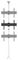7350073735693 - M Floor to Ceiling Mount Pro, 40" to 65", Chrome
