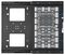 BT7888/B - Wall Mounted Slide Out AV Storage Tray