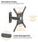 PSGL0114 - Full Motion TV Wall Mount, 23" to 65" Screen