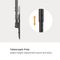 PSGL0125 - Heavy Duty Single Screen Ceiling Mount, Long, 43" to 86" Screen