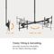 PSGL0123 - Heavy Duty Single Screen Ceiling Mount, Short, 43" to 86" Screen