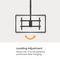 PSGL0123 - Heavy Duty Single Screen Ceiling Mount, Short, 43" to 86" Screen