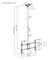 PSGL0125 - Heavy Duty Single Screen Ceiling Mount, Long, 43" to 86" Screen
