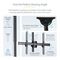 FPCEILPTBLP - Full Motion Adjustable Telescopic Long Pole TV Ceiling Mount, 32" to 75"