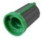 CR-MS-4 - Knob, Soft Touch, Spline Shaft, Grey / Green
