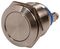 RJS1N1S-19-F-BS-67J - Switch, Vandal Resistant, 316SS, Momentary, Flat, 19mm