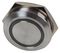 RJS1N1LP-25M-F-R-B-BS-12V-67J - Vandal Resistant Momentary Switch with 12V Blue LED, 24V DC, 0.3A, 1NO / SPST, Micro Travel, 25mm