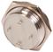 RJS1N1LP-25M-F-R-B-BS-12V-67J - Vandal Resistant Momentary Switch with 12V Blue LED, 24V DC, 0.3A, 1NO / SPST, Micro Travel, 25mm