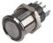 RJS107-16LA-F-R-RGB-BS-24V-67J - Vandal Resistant Latching Switch with 24V RGB LED, 4A, 1NO / SPST, 16mm