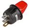 40R7 - Red Illuminated Flicker Switch, On Off, 12V DC, 6A