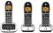 84668 - BT 4600 Big Button Advanced Call Blocker Cordless DECT Phones with Answer Machine, Trio Handsets