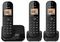 KXTGC413EB - Trio Cordless Phones with LCD Display and Call Block, Black