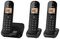 KXTGC413EB - Trio Cordless Phones with LCD Display and Call Block, Black