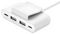 BUZ001BT2MWHB7 - BoostCharge 4 Port USB Power Extender, USB-C to 2x USB-A 2x USB-C, White