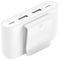 BUZ001BT2MWHB7 - BoostCharge 4 Port USB Power Extender, USB-C to 2x USB-A 2x USB-C, White