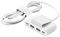 BUZ001BT2MWHB7 - BoostCharge 4 Port USB Power Extender, USB-C to 2x USB-A 2x USB-C, White