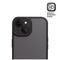 63891 - Frosted Cover iPhone 15, Semi Transparent, Black