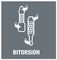 05056704001 - PZ3 x 25mm Pozidriv BiTorsion Diamond Coated Screwdriver Bit - 855/1 BDC PZ