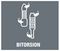 05059910001 - PZ1 x 50mm Pozidriv BiTorsion Extra Hard Screwdriver Bit - 855/4 BTH PZ