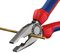 03 02 180 - 180mm Combination Pliers with Cutting Edges and Two Colour Dual Component Handles