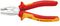 03 06 180 - 180mm VDE Combination Pliers with Cutting Edges and Two Colour Dual Component Handles