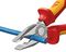 03 06 180 - 180mm VDE Combination Pliers with Cutting Edges and Two Colour Dual Component Handles