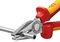 03 06 180 - 180mm VDE Combination Pliers with Cutting Edges and Two Colour Dual Component Handles