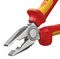 03 06 180 - 180mm VDE Combination Pliers with Cutting Edges and Two Colour Dual Component Handles