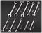 HW-609B - Mini Combination Metric Spanner Set, 10 Piece
