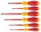 36455 - SlimFix VDE Insulated Slotted/Pozidriv Slim Screwdriver Set, 6 Piece