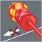 05006465001 - PZ1 x 80mm Kraftform Slim VDE Insulated Pozidriv Screwdriver - 165 is PZ/S