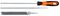 168-COMBI-5.5 - 5.5mm Chainsaw File Set (2x 8" Round & 1x 6" Flat)