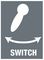 05004048001 - 8100 SB 8 3/8" Switch Lever Zyklop Slim Metal Ratchet & Socket Set, Metric 29 Piece