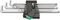 05073594001 - Chrome Plated Hex-Plus Metric Hex Key Set, 9 Piece - 950/9