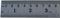 D03074 - 6" (150mm) Stainless Steel Ruler with Metric/Imperial Marking, Satin