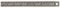 D03075 - 8" (200mm) Stainless Steel Ruler with Metric/Imperial Marking, Satin