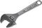 D03106 - 6" & 8" Chrome Finish Adjustable Wrench Set, 2 Piece