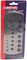 D03115 - 1mm-13mm Stainless Steel 25 Hole Metric Drill Gauge