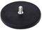 E853 - 43mm x 6mm Rubber Covered Neodymium Pot Magnet, Threaded Neck - 8.5kg, 2 Pack