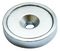 E1001/NEO - 20mm x 6mm Neodymium Countersunk Shallow Pot Magnet, Zinc Plated Body - 10.5kg, 10 Pack