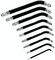 40373 - Short Arm Torx Star Key Set, 9 Piece
