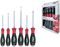 21250 - SoftFinish Slotted/Phillips Pound Through/Chisel Screwdriver Set, 6 Piece